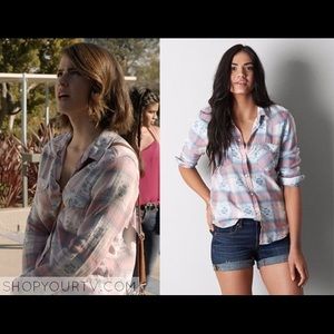 American eagle vintage boyfriend button down
